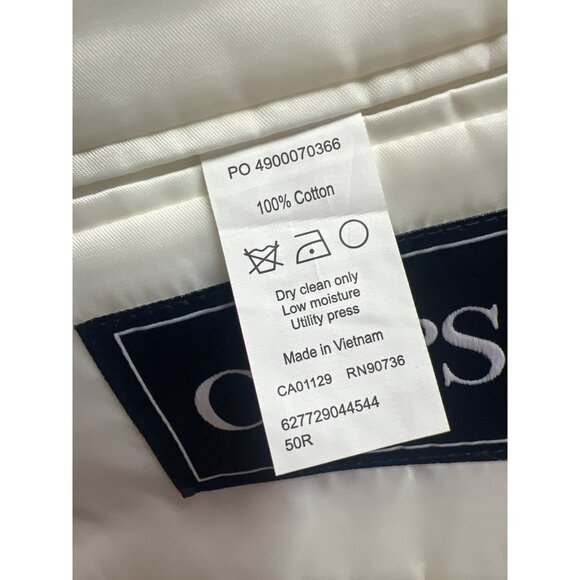 Chaps NWOT Pink & White Striped Seersucker Blazer - Picture 5 of 7